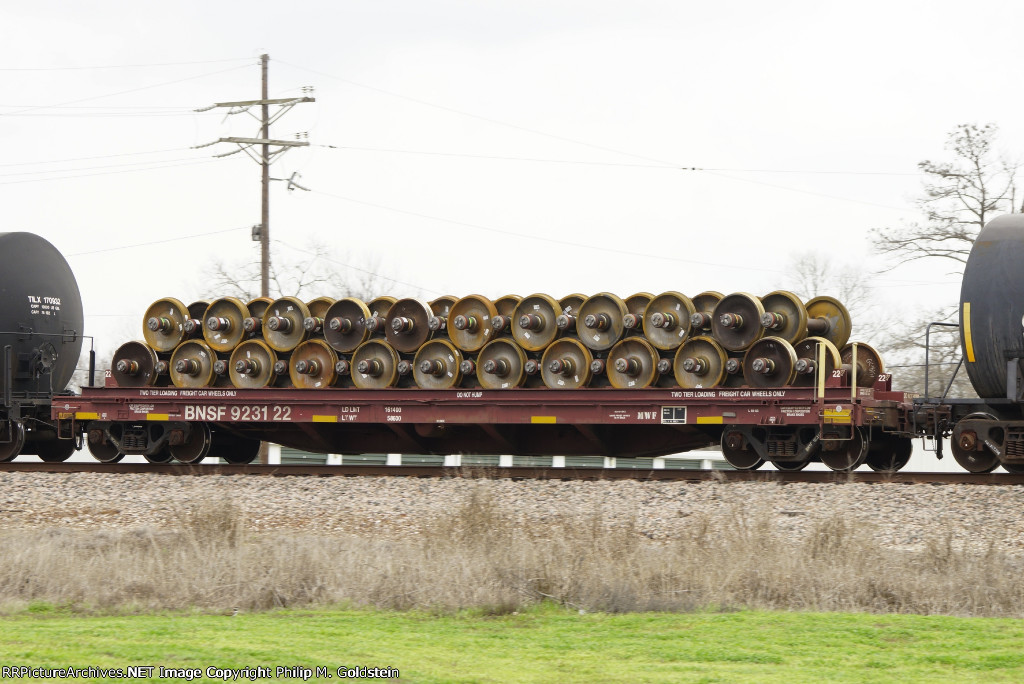 BNSF 923122 freight car wheel carrier